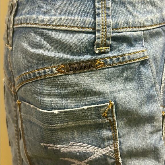 Frankie B. Jean denim zip up dress , size 0 made in Los Angeles - Picture 8 of 16